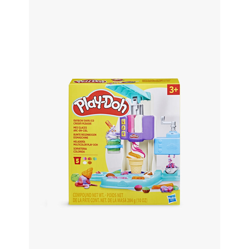 Play-Doh Rainbow Ice Cream playset with accessories (British brand)