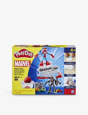 Play-Doh Marvel Spider-Man Launch Slice Battle playset (British brand)