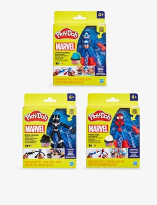 Play-Doh Marvel Figures toy assortment, imported from the UK