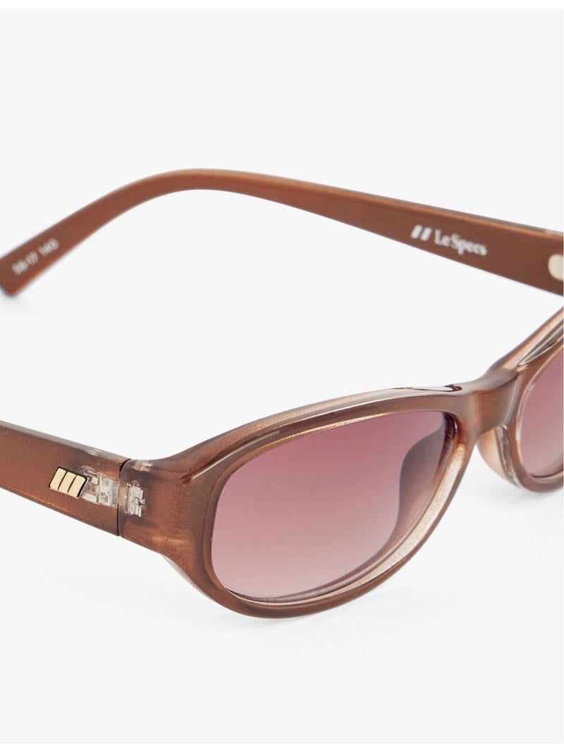 Le Specs oval-frame polycarbonate sunglasses - British product