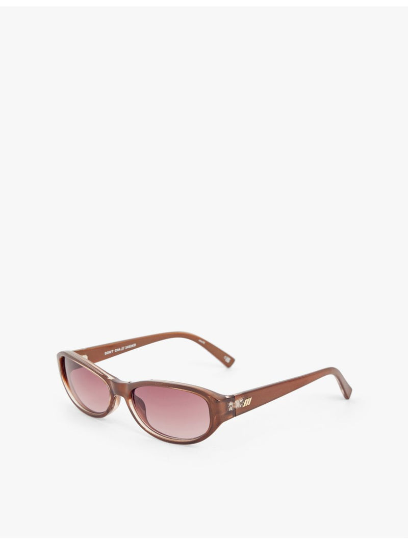 Le Specs oval-frame polycarbonate sunglasses - British product