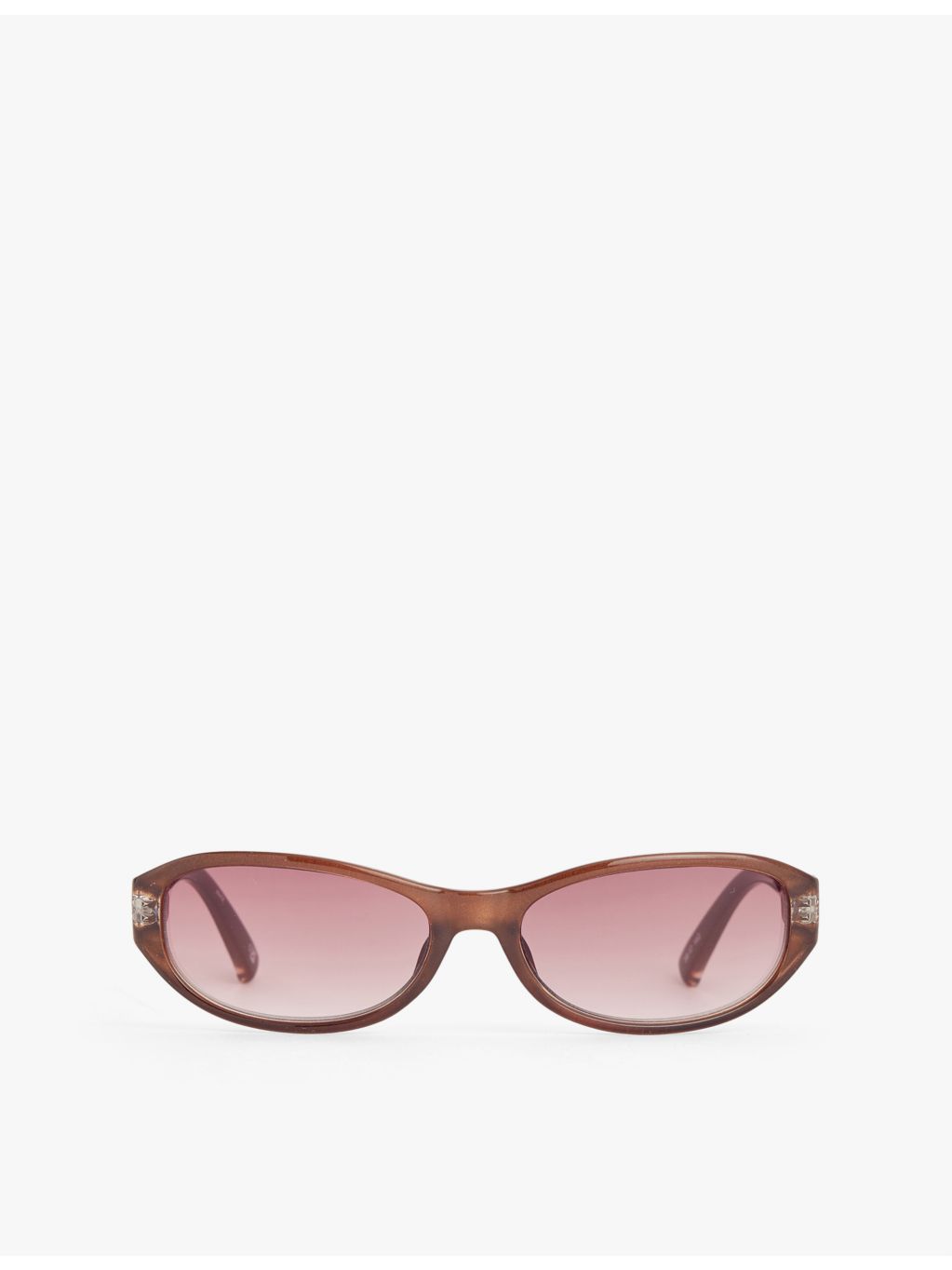 Le Specs oval-frame polycarbonate sunglasses - British product