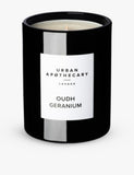 Urban Apothecary Oudh Geranium scented candle 300g, imported from the UK