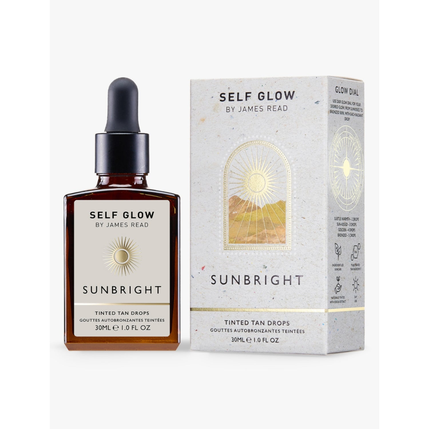 James Read Sunbright tinted tan drops 30ml, UK version