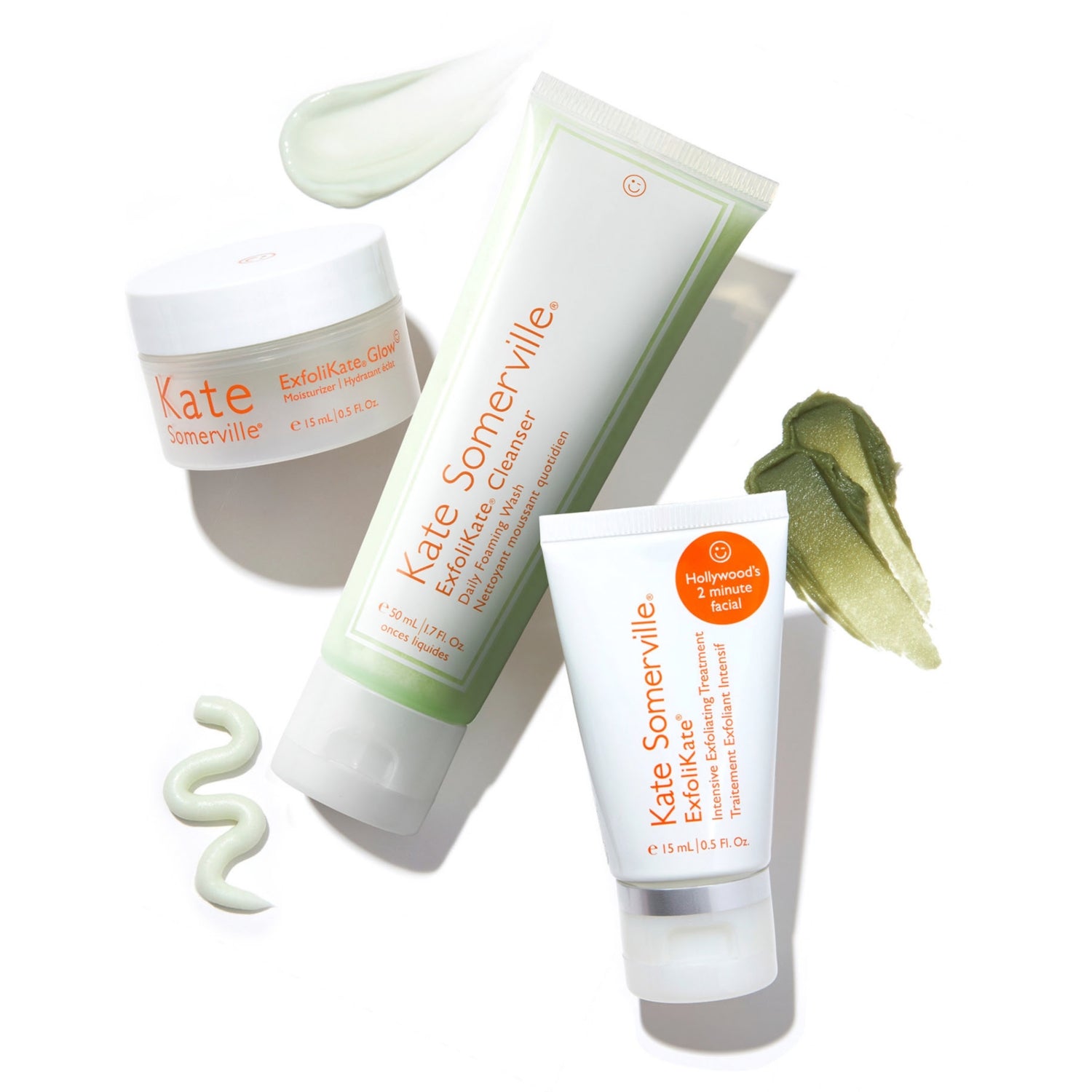 Kate Somerville Exfolikate On The Glow kit skincare set (British brand)