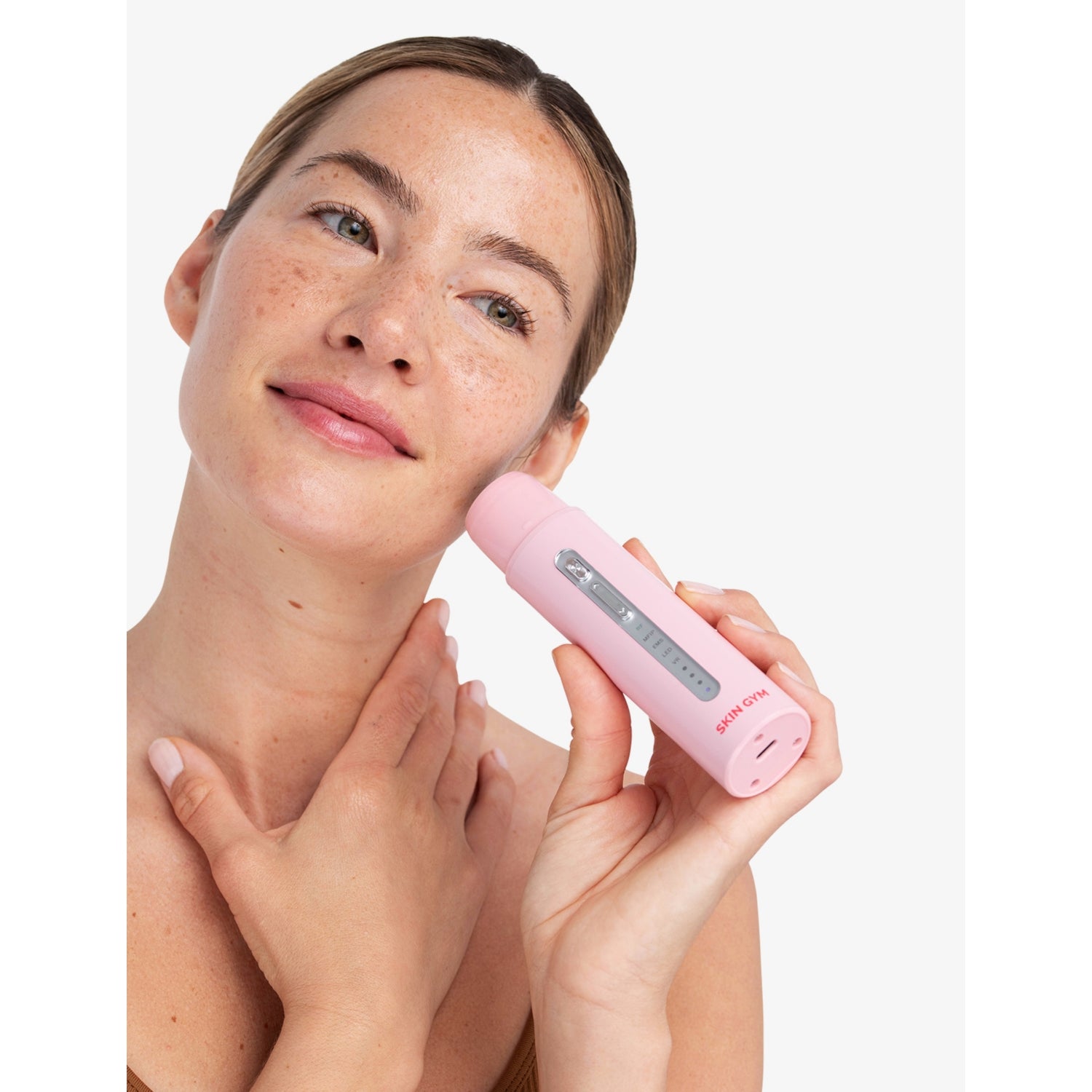 Skin Gym Glowlit RF facial tool with light therapy, UK version