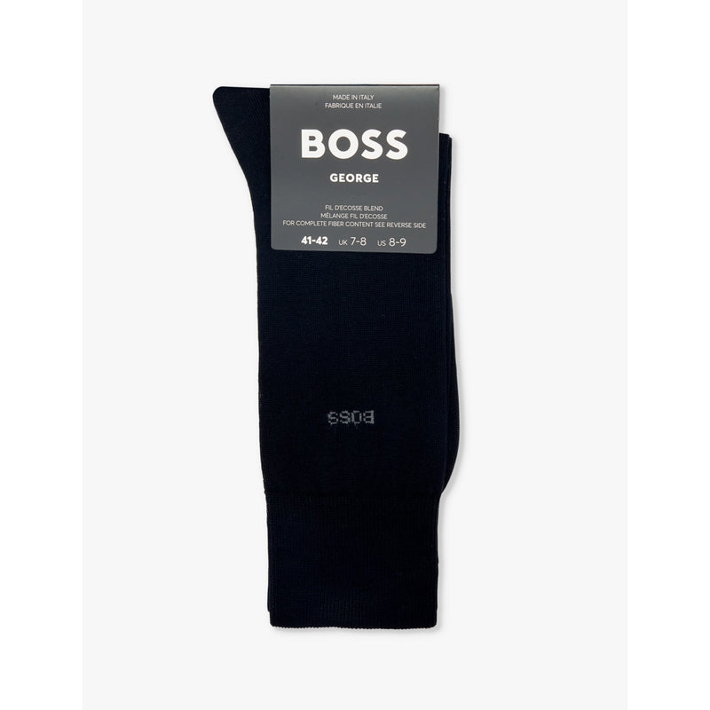 George branded-print cotton socks - British product