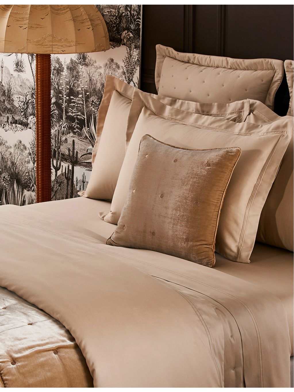 Yves Delorme Triomphe cotton flat sheet, imported from the UK