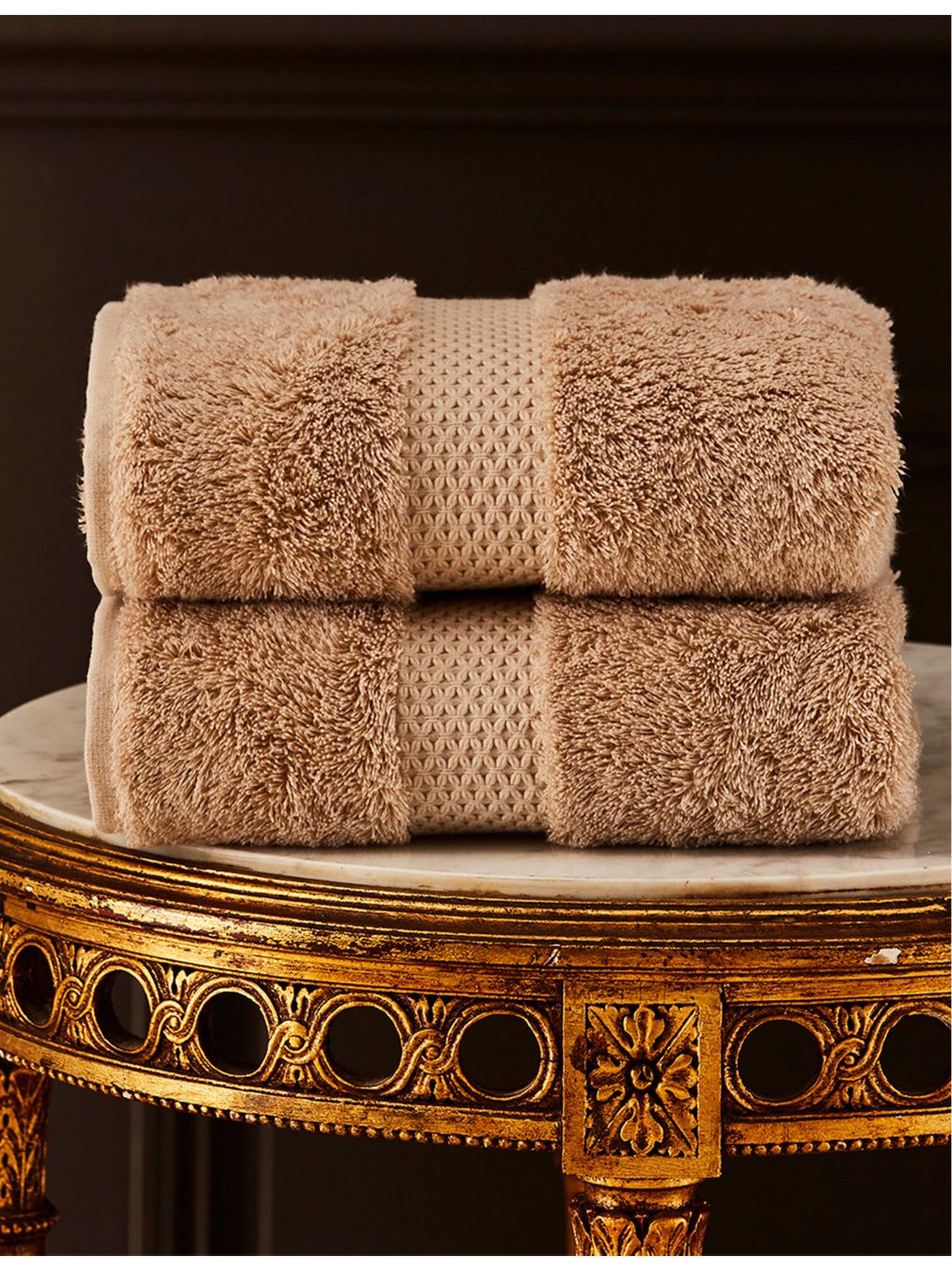 Yves Delorme Etoile cotton-blend towel, imported from the UK