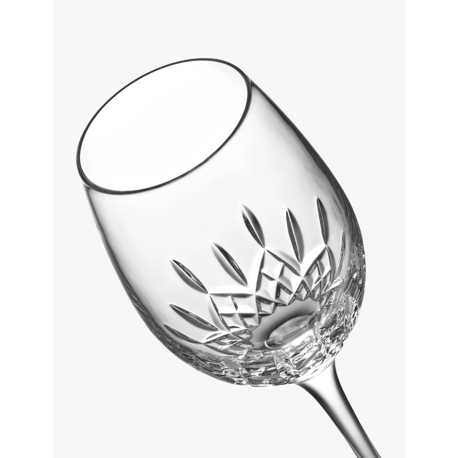 Waterford Lismore Essence crystal wine glasses set of two 475ml, UK version