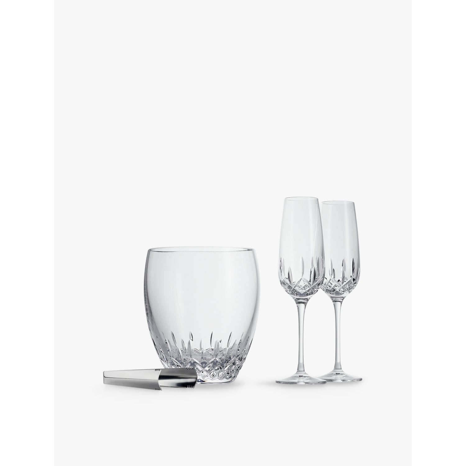 Waterford Lismore Essence champagne flutes set of two, imported from the UK