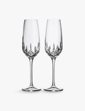 Waterford Lismore Essence champagne flutes set of two, imported from the UK