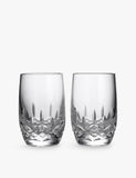 Waterford Lismore crystal shot glasses set of two 90ml, UK version