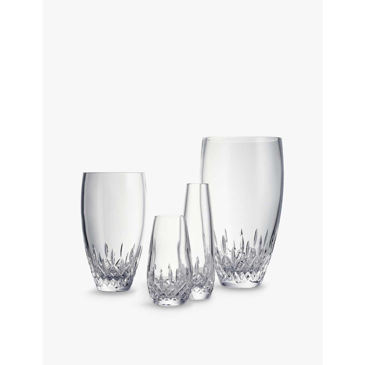 Waterford Lismore Essence crystal glass vase 30cm, imported from the UK