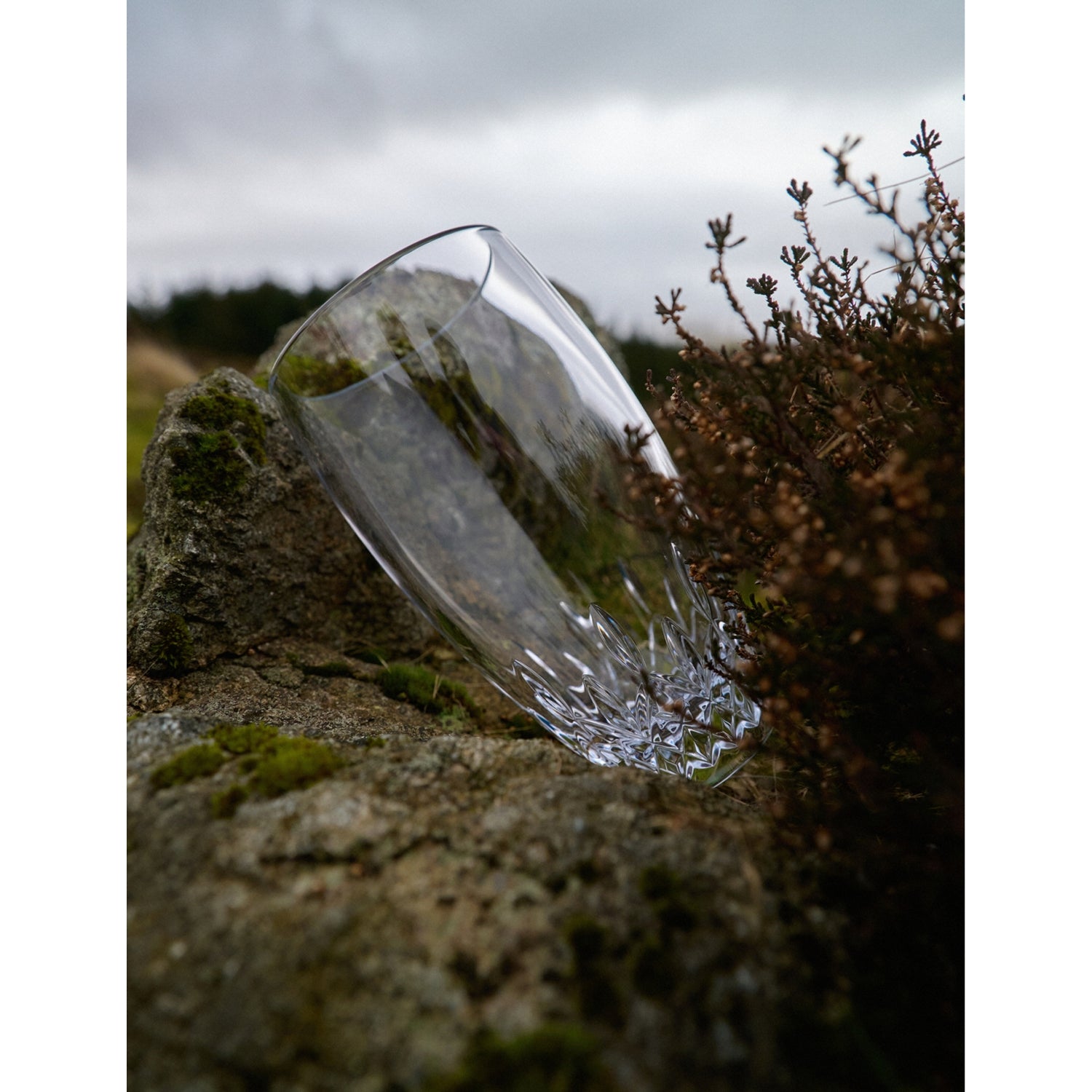 Waterford Lismore Essence crystal glass vase 30cm, imported from the UK