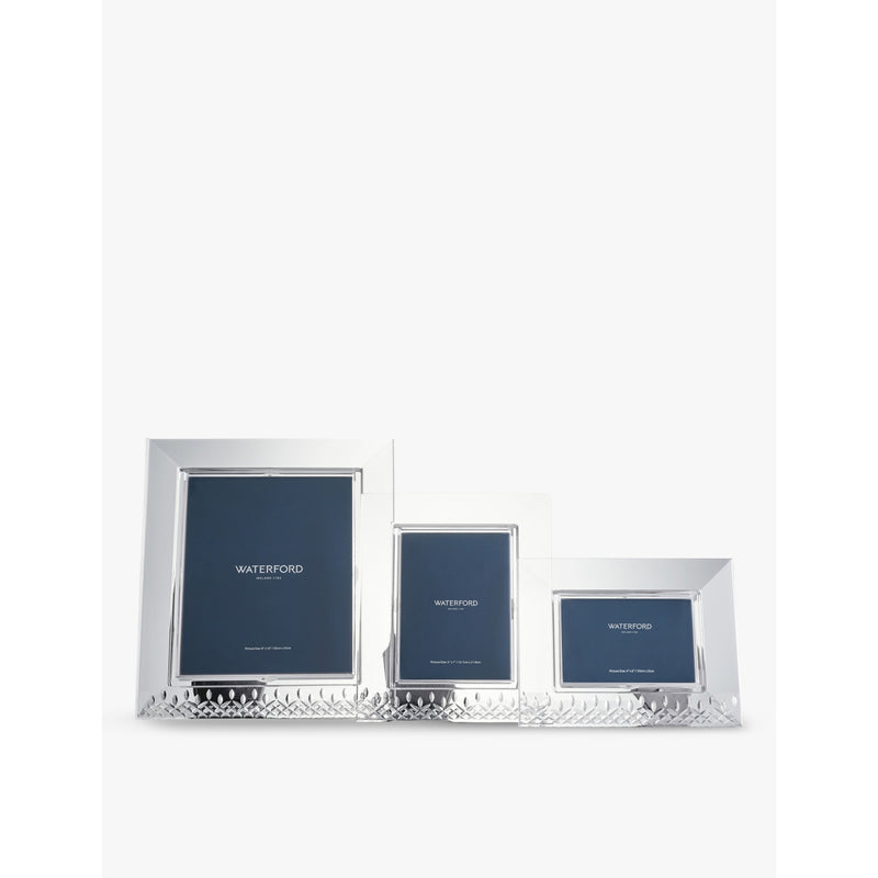 Waterford Lismore Essence crystal photo frame 35.4cm, imported from the UK