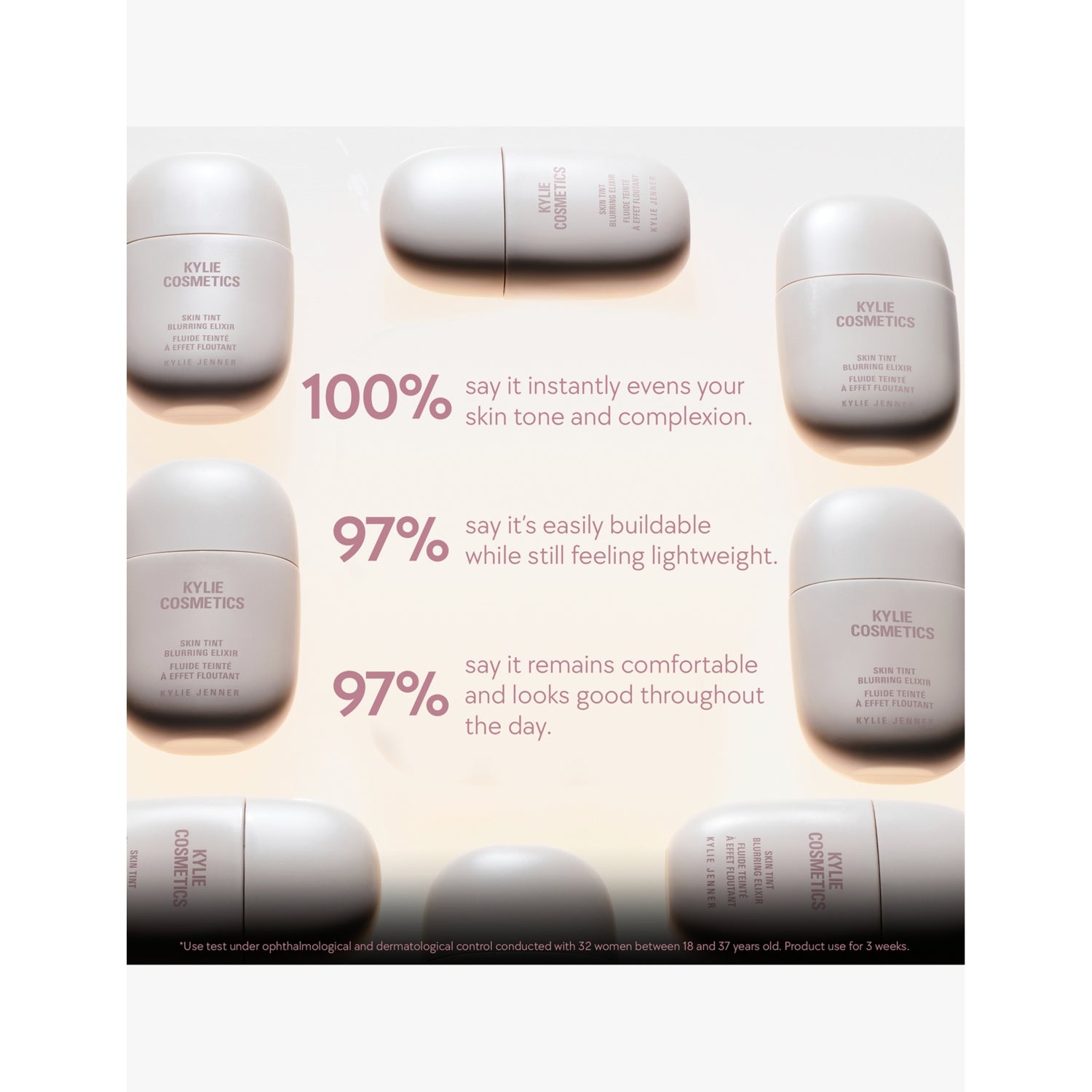 Kylie by Kylie Jenner skin tint blurring foundation 30ml - British product