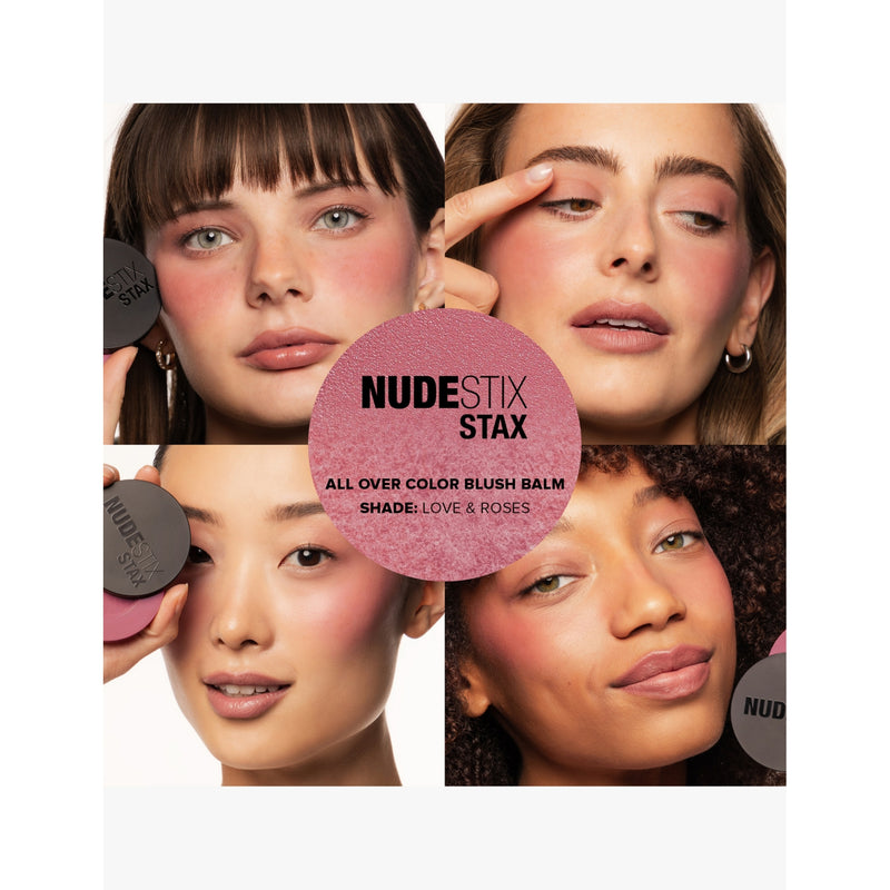 Nudestix STAX all over colour blush balm 2.5g, imported from the UK