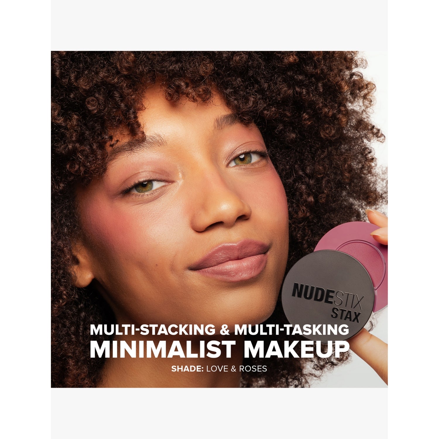 Nudestix STAX all over colour blush balm 2.5g, imported from the UK