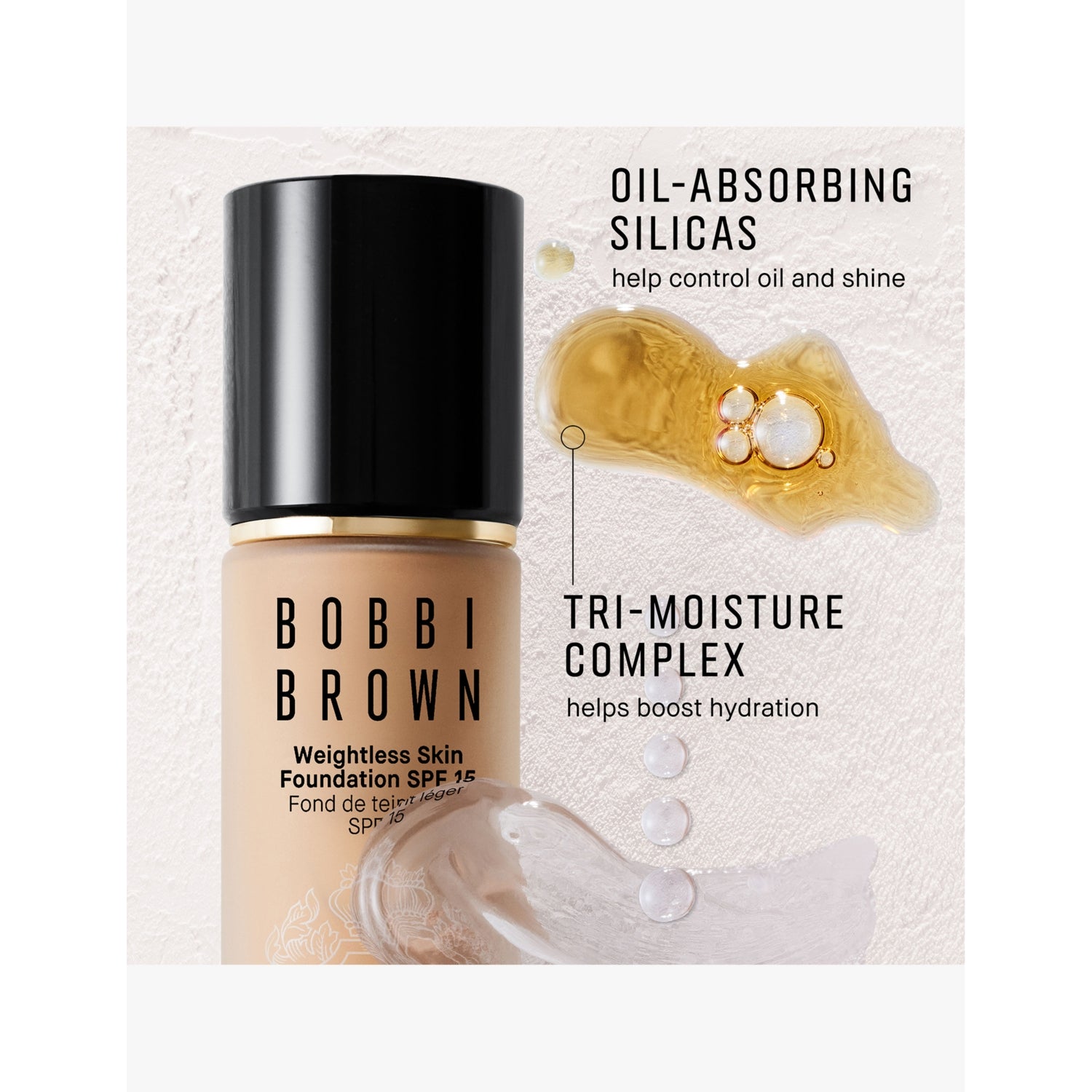 Bobbi Brown Weightless Skin SPF15 foundation 30ml (British brand)
