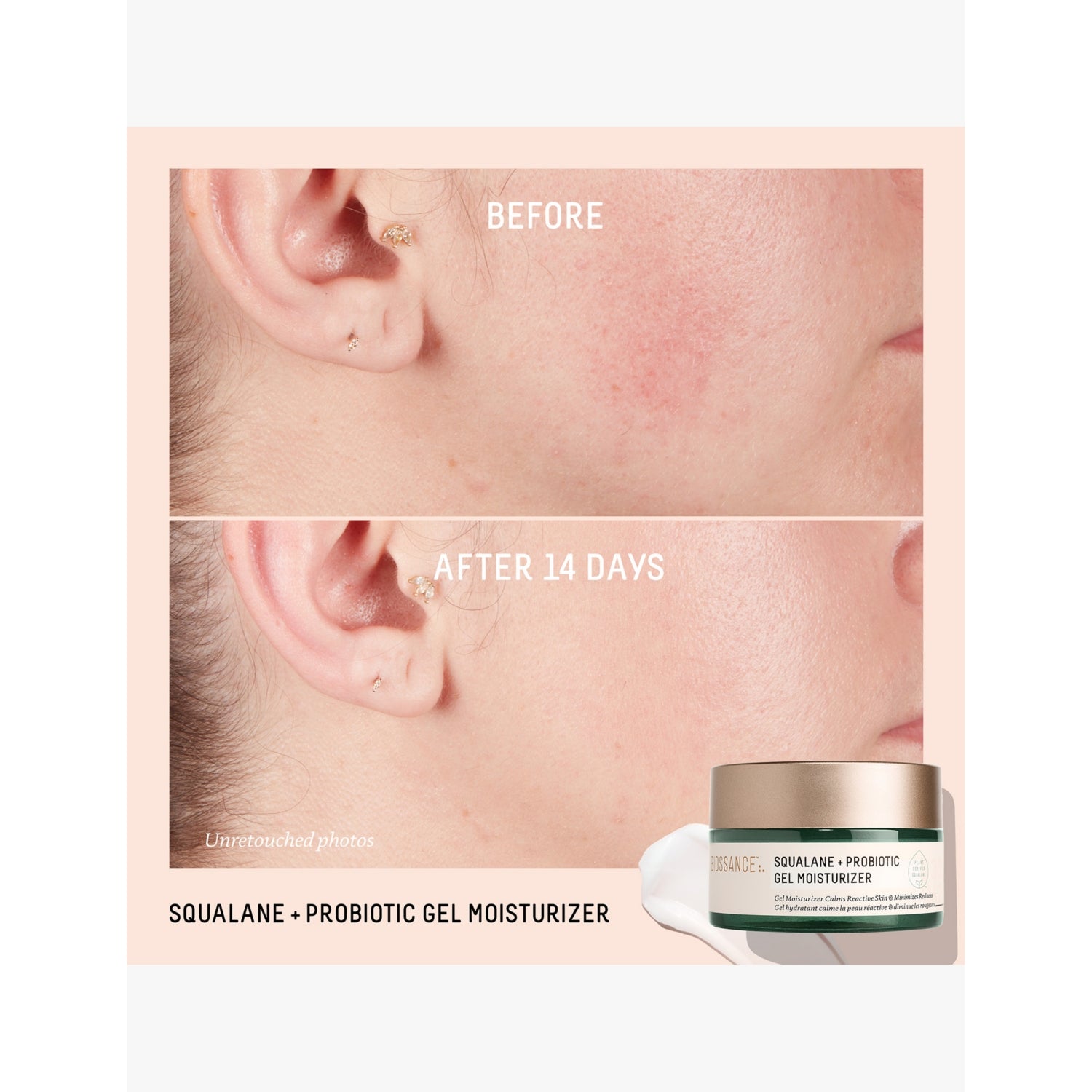 Biossance Squalane Probiotic gel moisturiser 50ml - British product