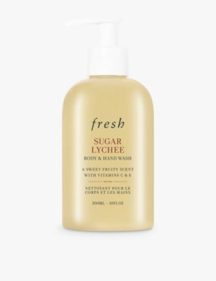 Body and hand wash Sugar Lychee 300ml bottle, UK version