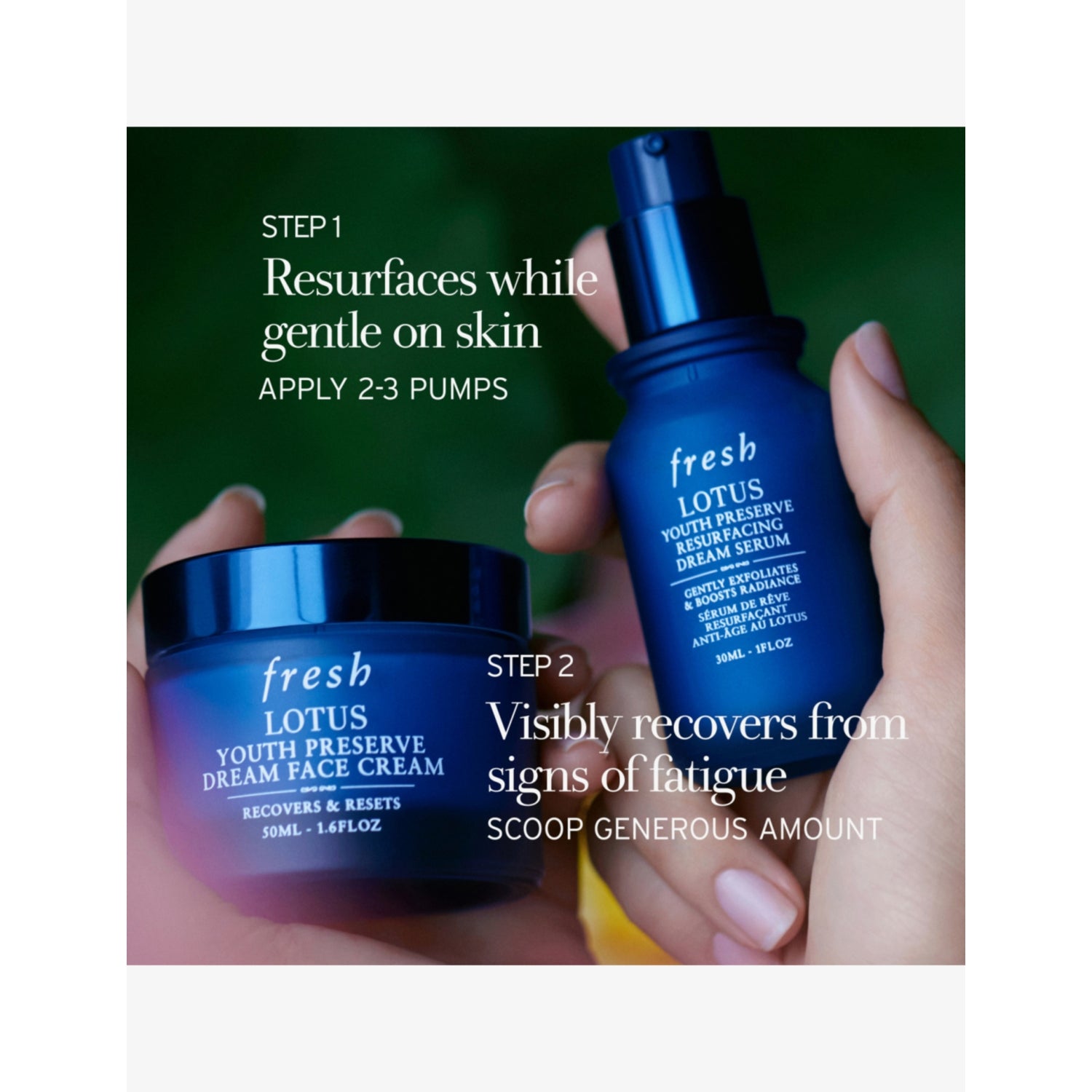 Fresh Lotus Youth Preserve resurfacing dream serum 30ml, imported from the UK