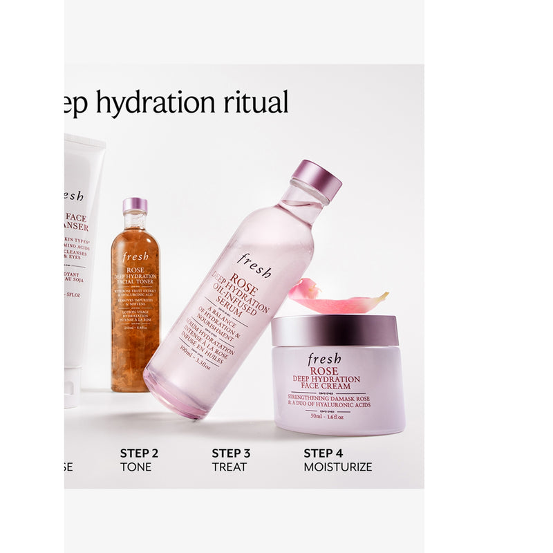 Fresh rose deep hydration face cream, imported from the UK