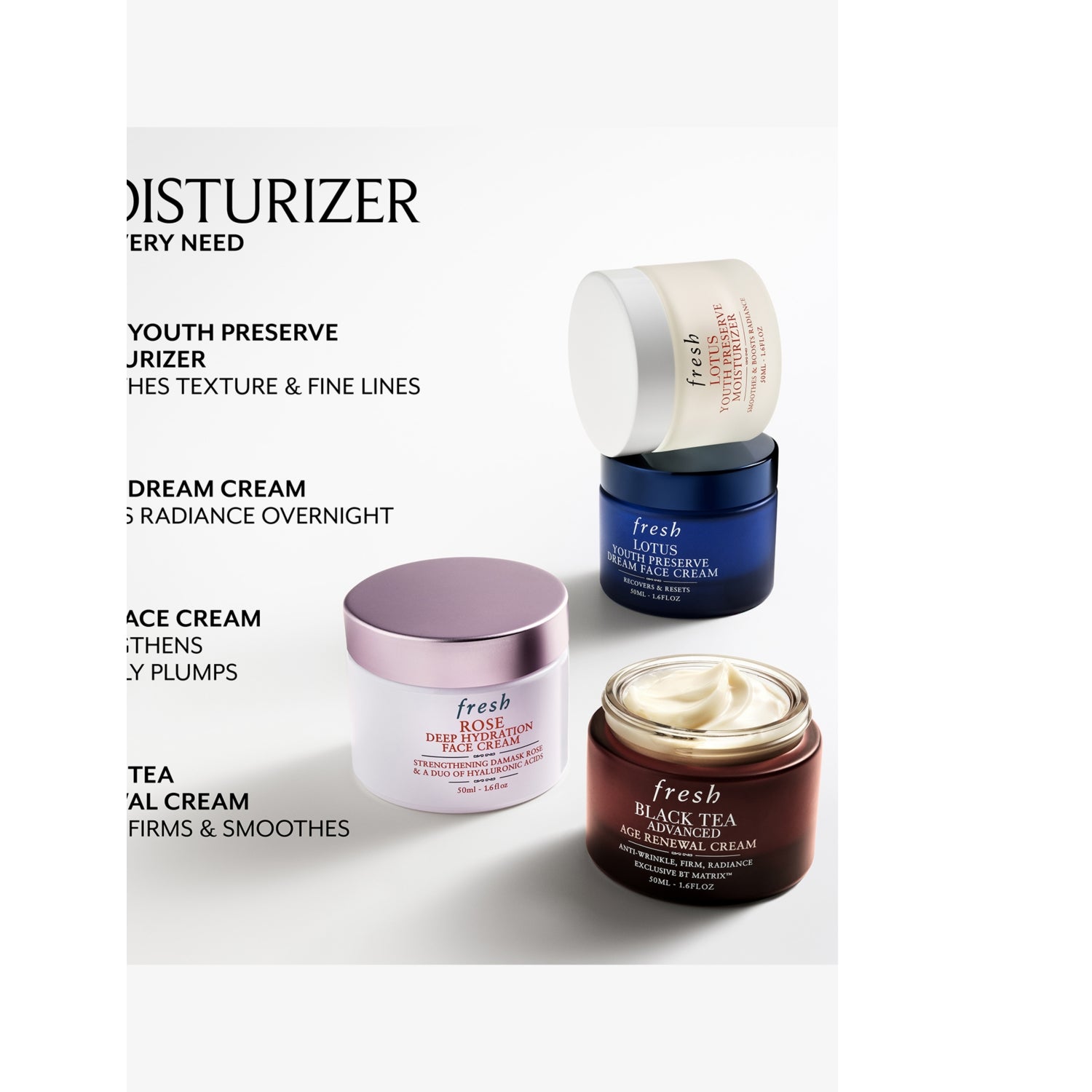 Fresh rose deep hydration face cream, imported from the UK