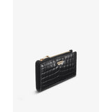 Aspinal of London Mayfair croc-effect faux-leather wallet (British brand)