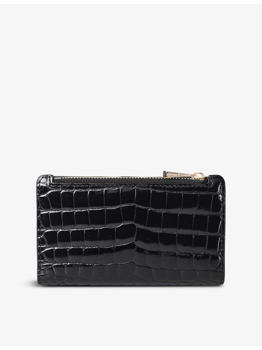 Aspinal of London Mayfair croc-effect faux-leather wallet (British brand)