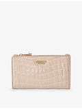 Aspinal of London Mayfair croc-effect leather wallet (British brand)