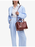 Aspinal of London Midi charm leather tote bag, imported from the UK