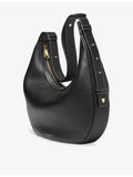 Aspinal of London Soho large crescent leather cross-body bag - British product