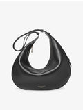 Aspinal of London Soho large crescent leather cross-body bag - British product