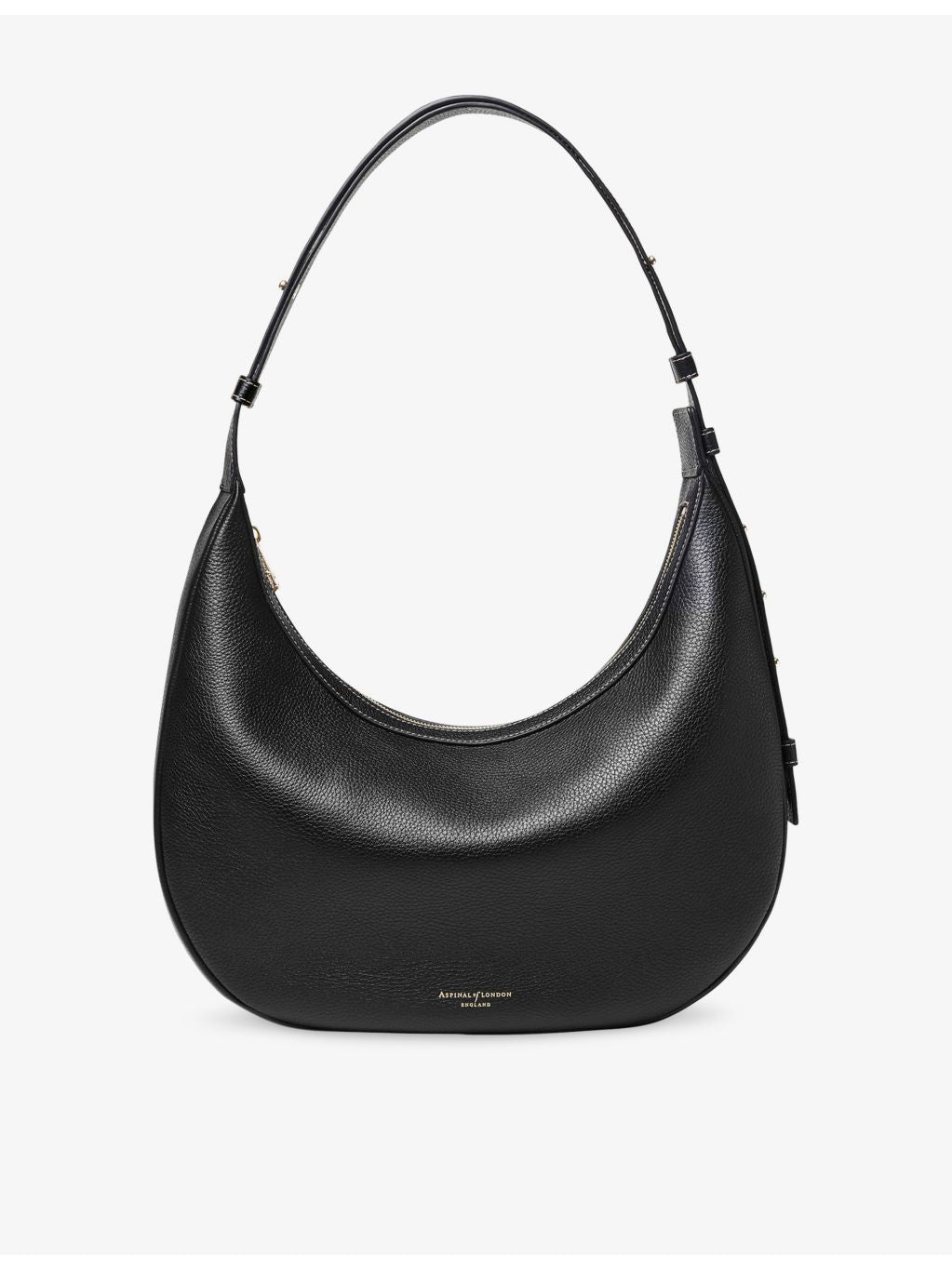 Aspinal of London Soho large crescent leather cross-body bag - British product