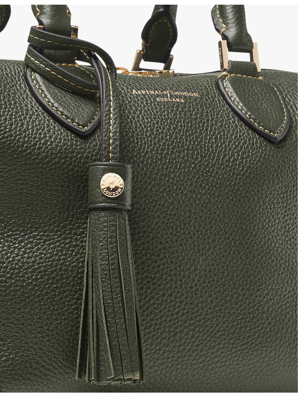 Aspinal of London Hudson Midi leather bowling bag, UK version