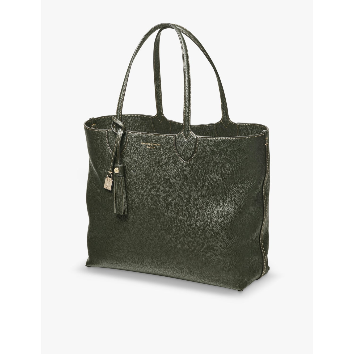 Aspinal of London oversized leather tote bag, UK version