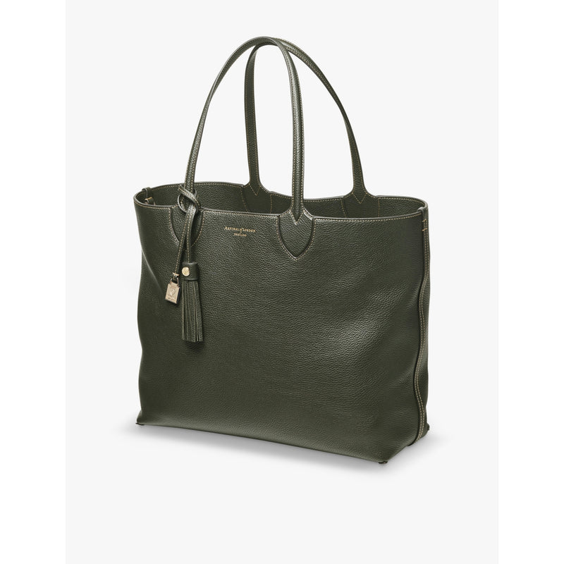 Aspinal of London oversized leather tote bag, UK version