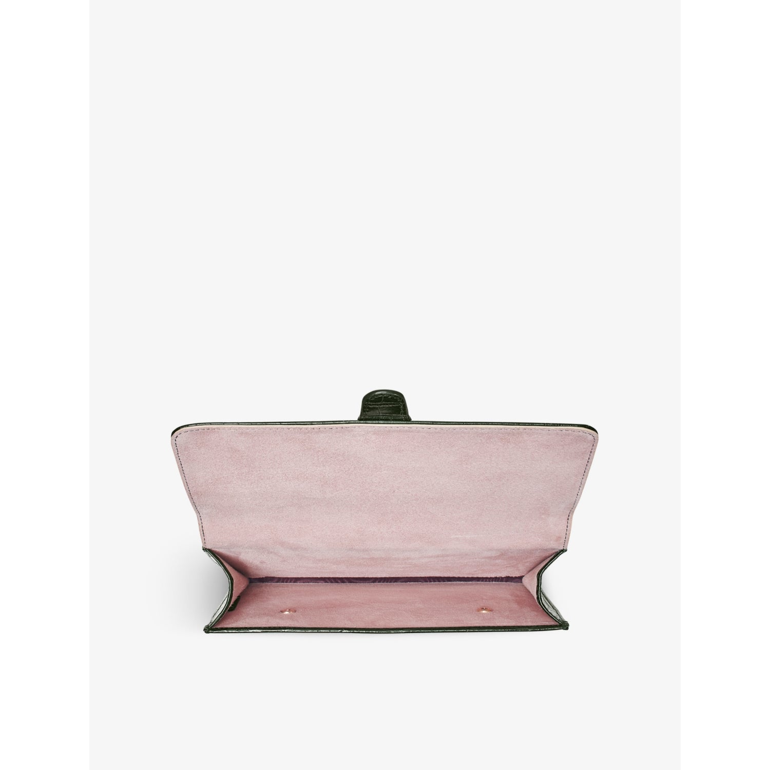 Aspinal of London croc-effect leather travel wallet, UK version