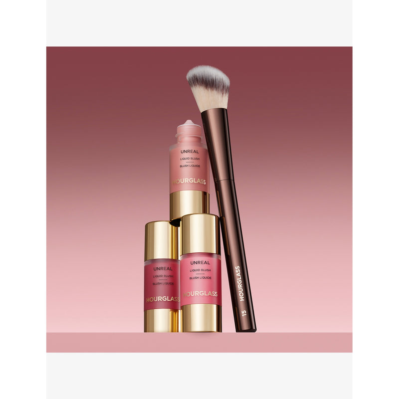 Hourglass No.15 blush brush synthetic vegan bristles - British product