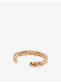Bottega Veneta 18ct gold plated bracelet - British product