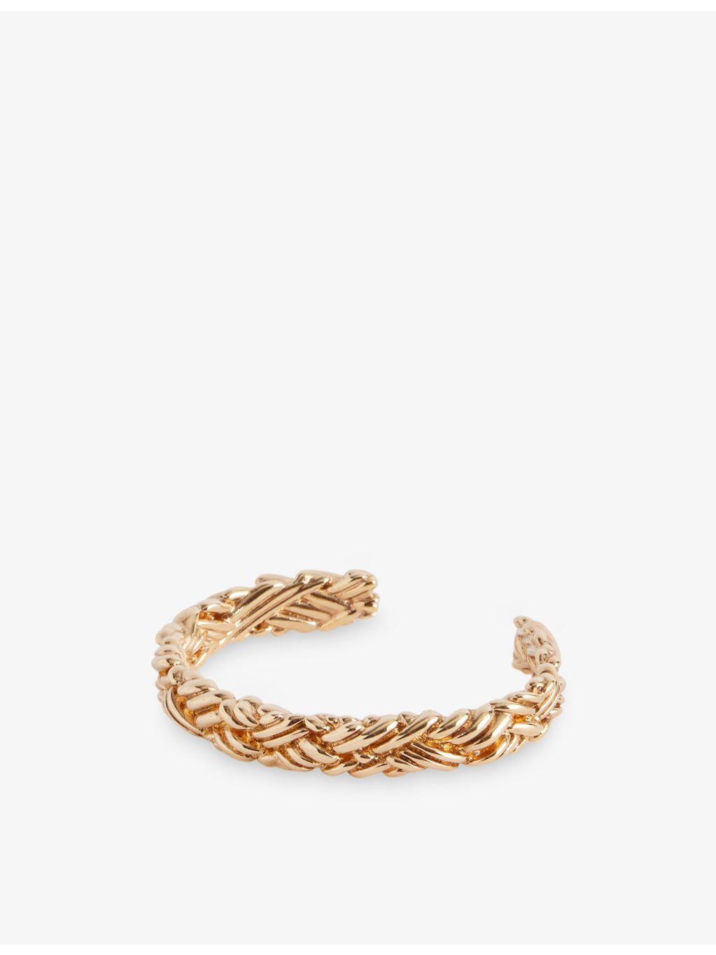 Bottega Veneta 18ct gold plated bracelet - British product