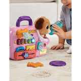 VTech Cutie Puppy toy carrier with plush puppy, imported from the UK