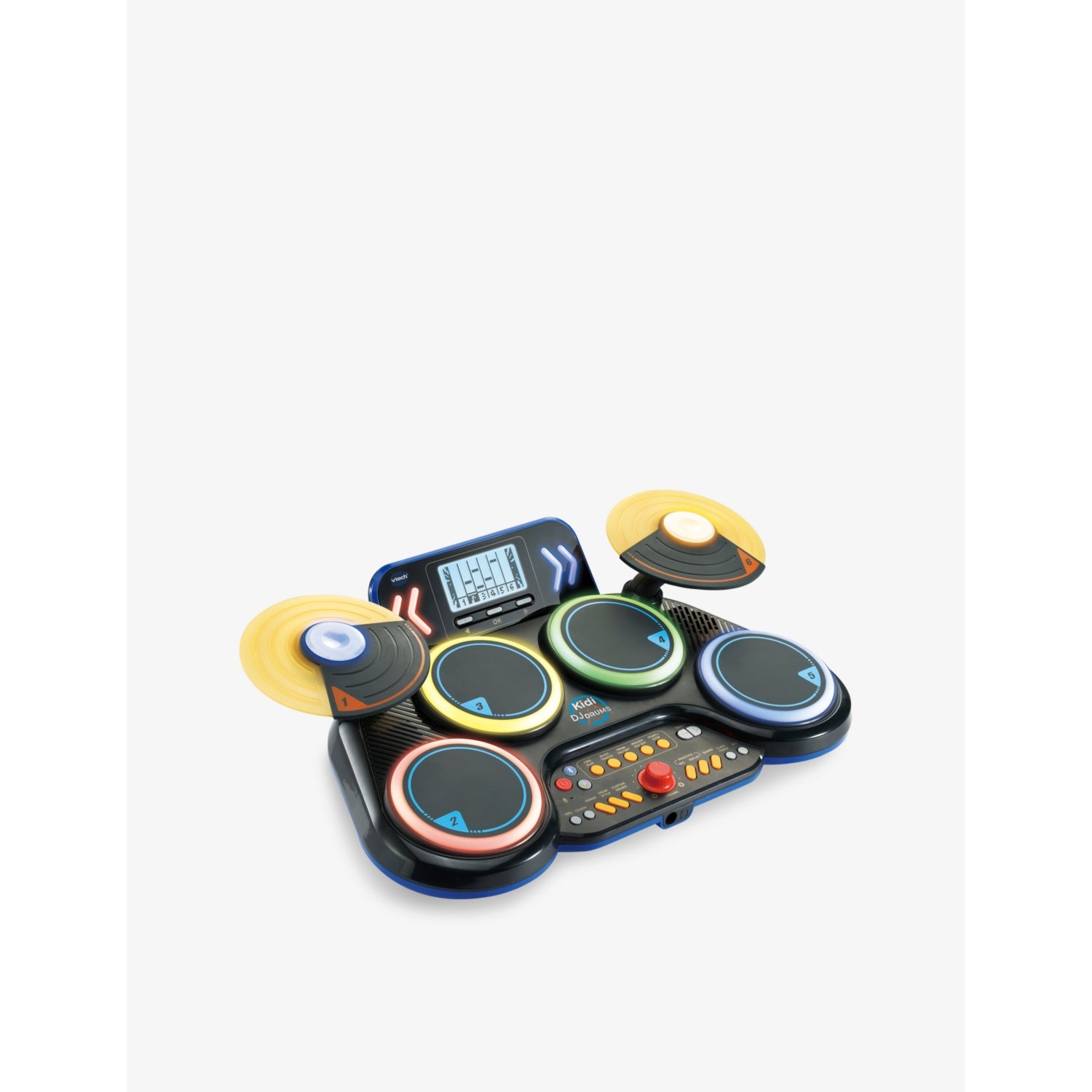 VTech Kidi DJ Drums light-up electronic toy drum set (British brand)