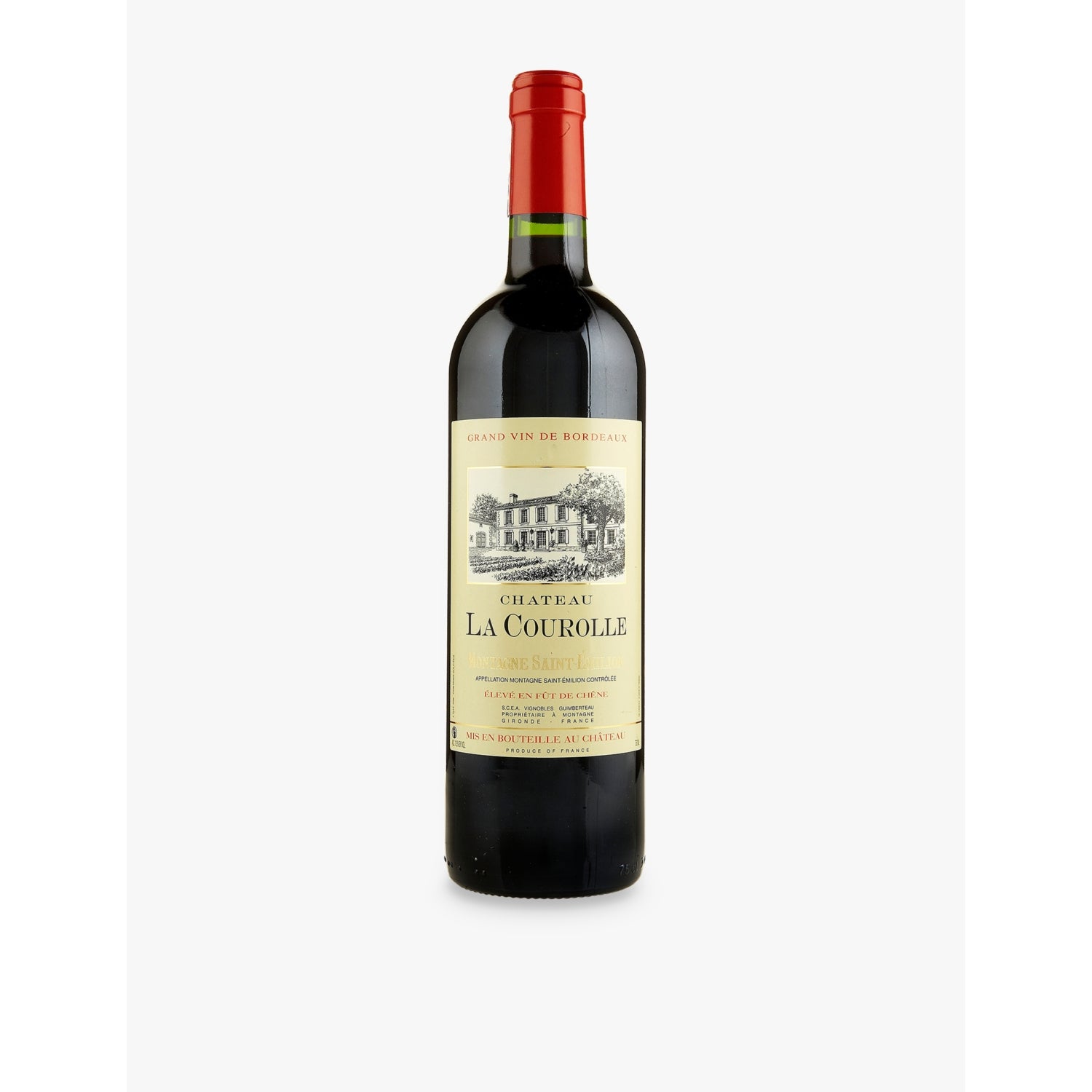 Château La Courrolle Montagne Saint-Émilion red wine 2020 750ml, UK version