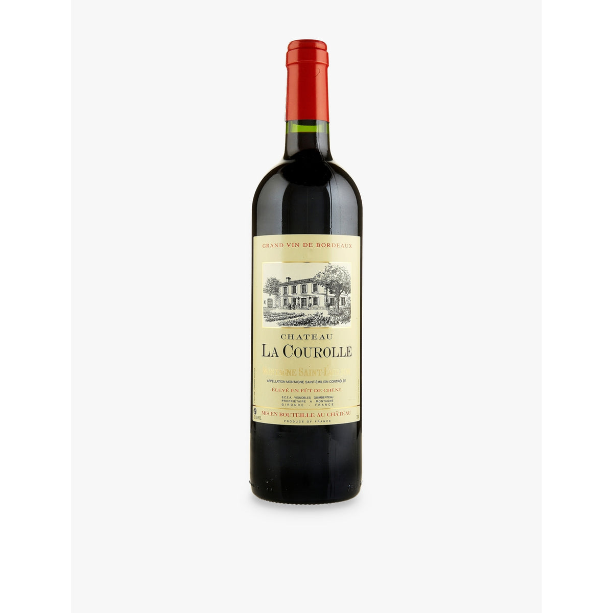 Château La Courrolle Montagne Saint-Émilion red wine 2020 750ml, UK version