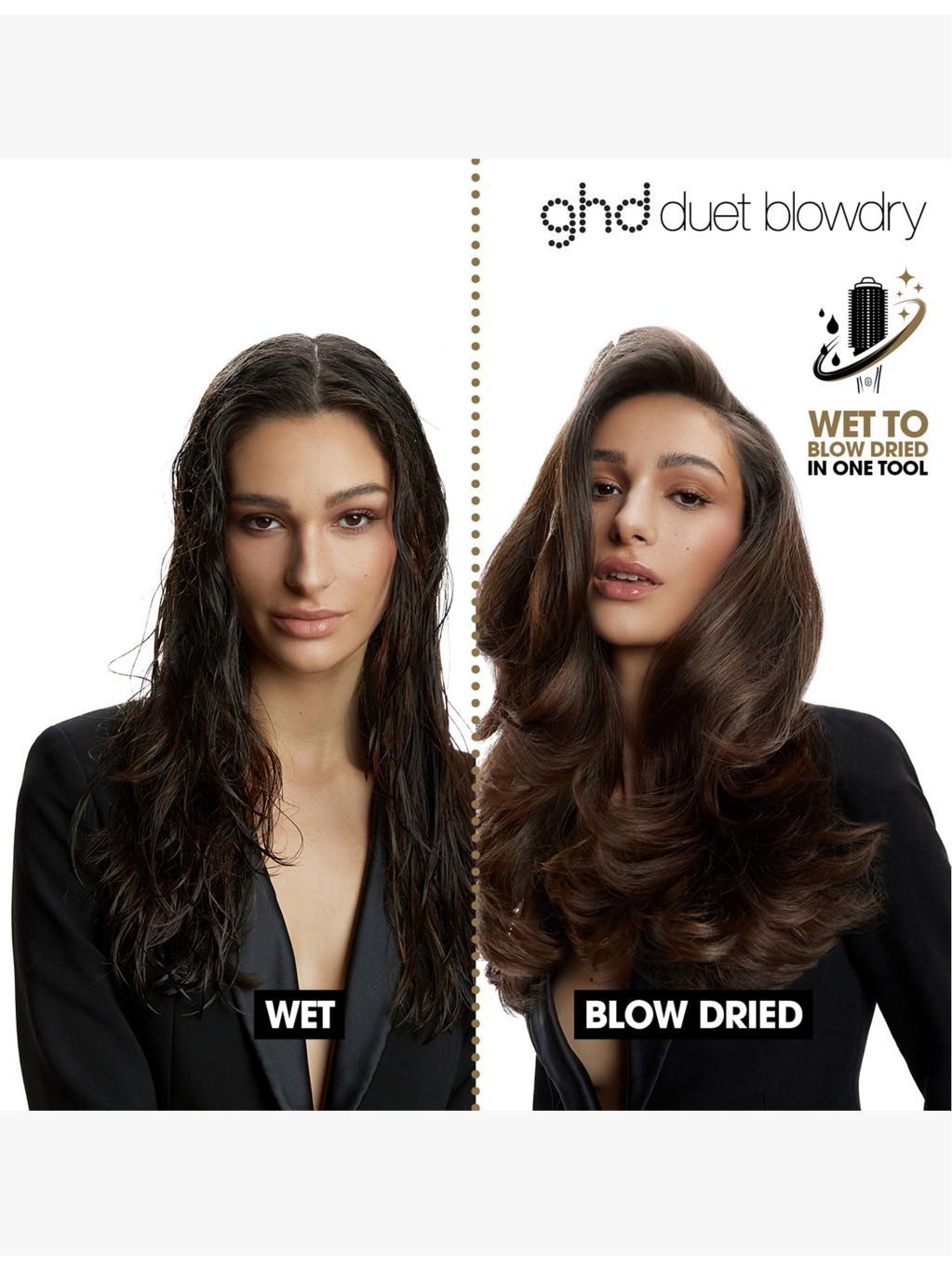 ghd Duet Blowdry hair dryer brush - British product