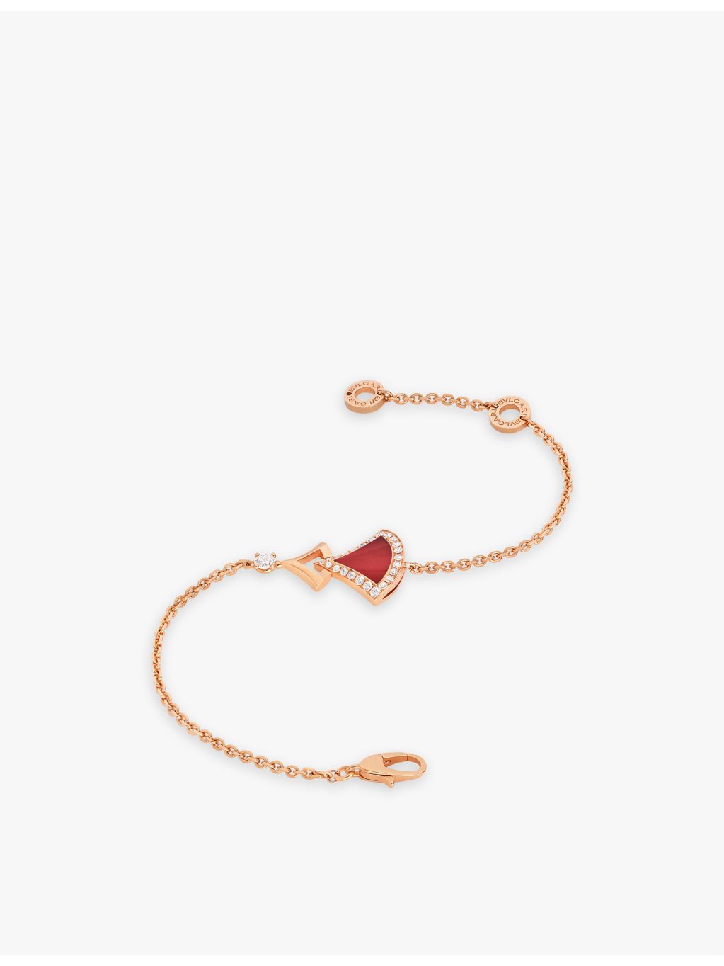 Bvlgari Divas' Dream rose gold diamond bracelet 18ct (British brand)