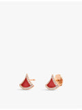 Bvlgari Divas' Dream earrings rose gold diamond carnelian (British brand)